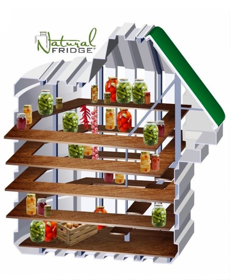 Erdkeller Modell 200x175 4 Reihen breite Regale. Unser Einbaum bietet viel Stauraum. Die Regale sind auf einem Stahlrahmen montiert und können  🍏 Erdkeller Modell 200x175 Natural Fridge  7.739  EUR inkl. MwSt. , zzgl.  Versandkosten     Angebot