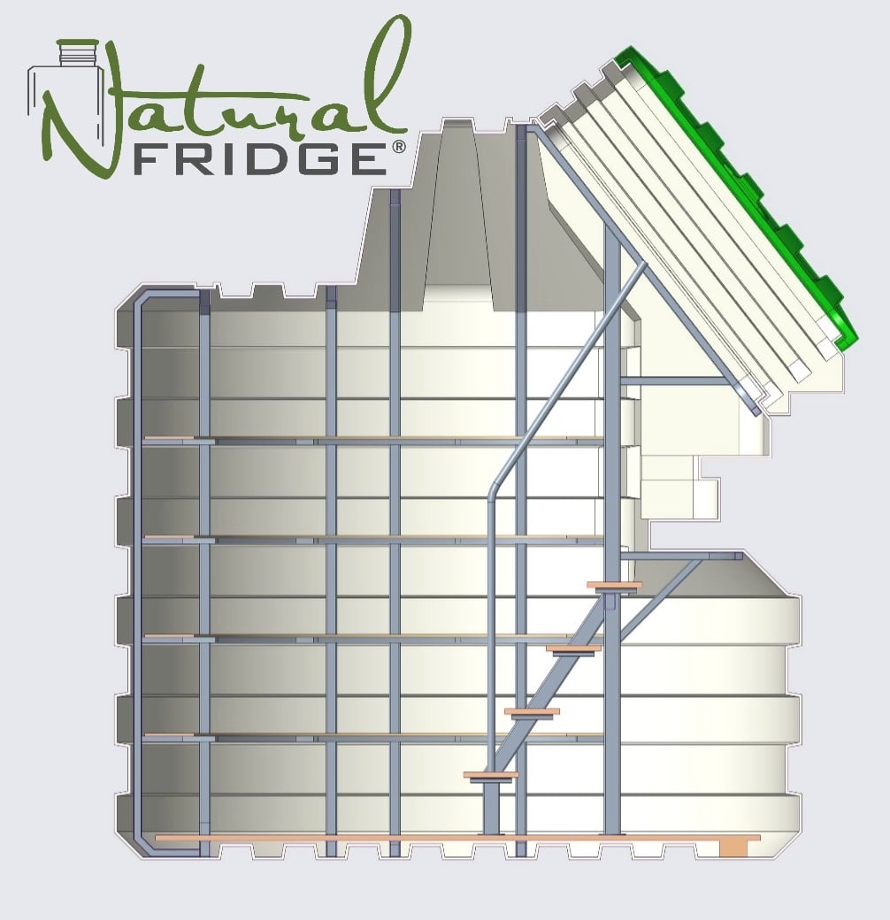 Erdkeller Modell 250 die Basis für Holzregale.  Regale Erdkeller Modell 250 Natural Fridge  7.740  EUR inkl. MwSt. , zzgl.  Versandkosten
